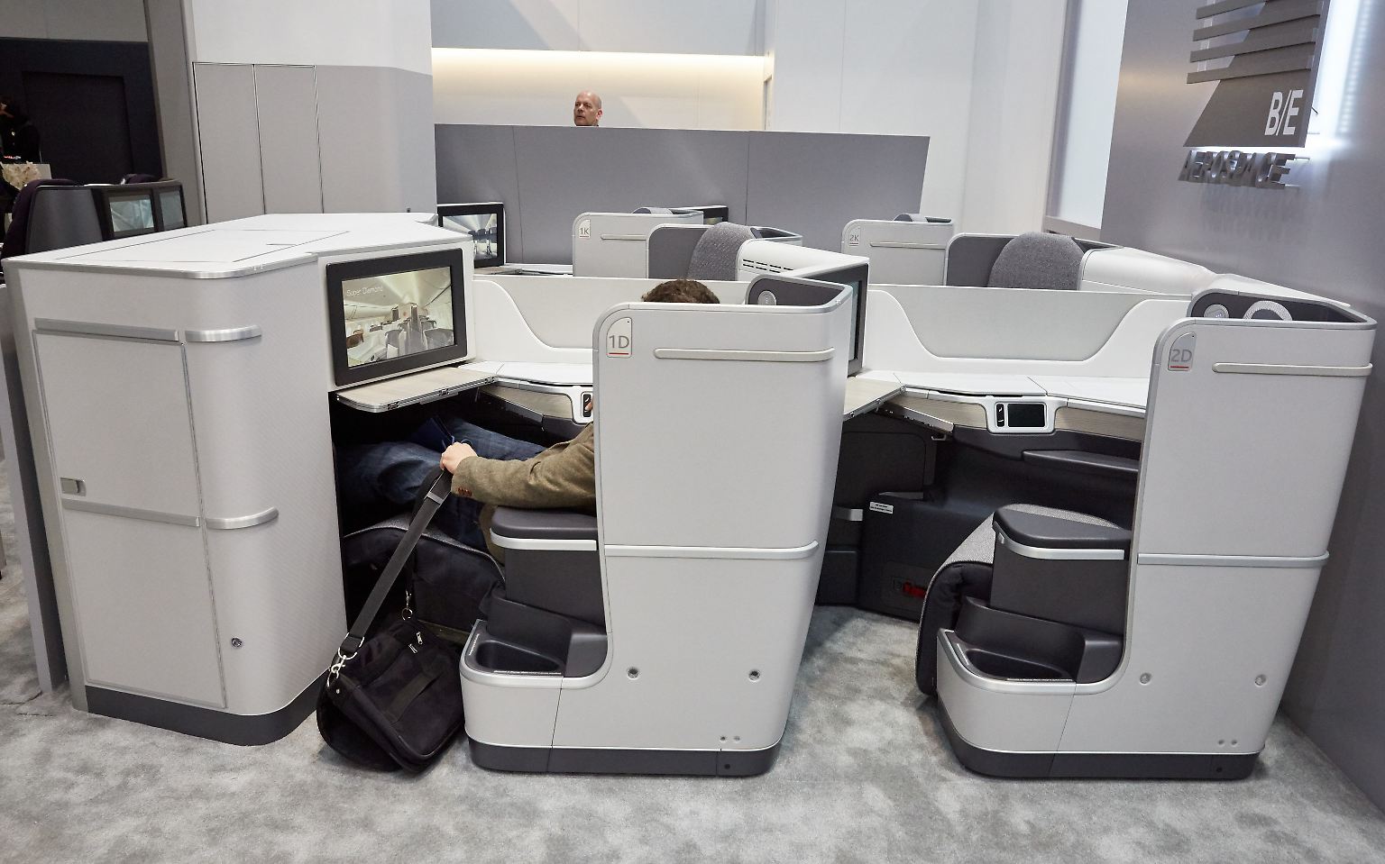 Auf der Fachmesse "Aircraft Interiors" zeigt die Luftfahrtbranche, wie sie sich die Zukunft des Reisens vorstellt.