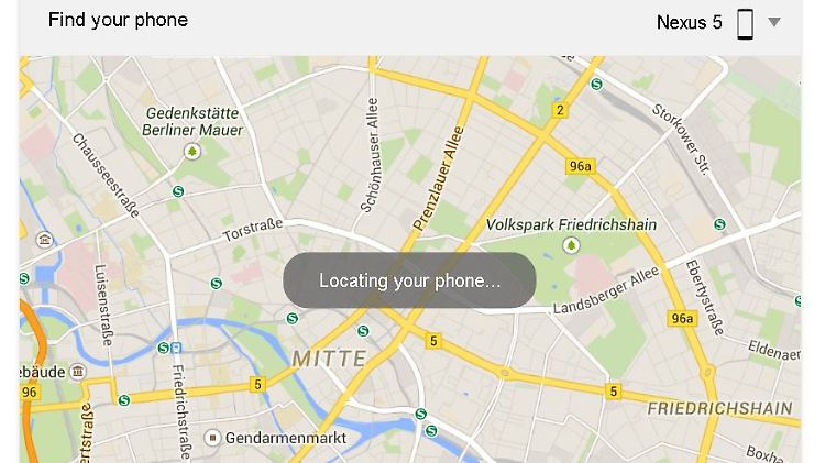 Smartphone verloren? Google hilft suchen. 