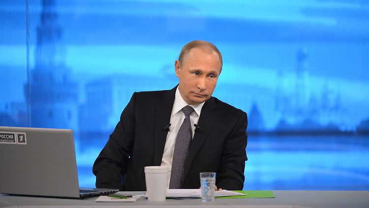 Zwei Tage bereitete sich Putin auf die Fragestunde vor.
