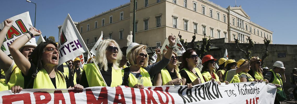 Tausende Kumpel gingen auf die Straße.