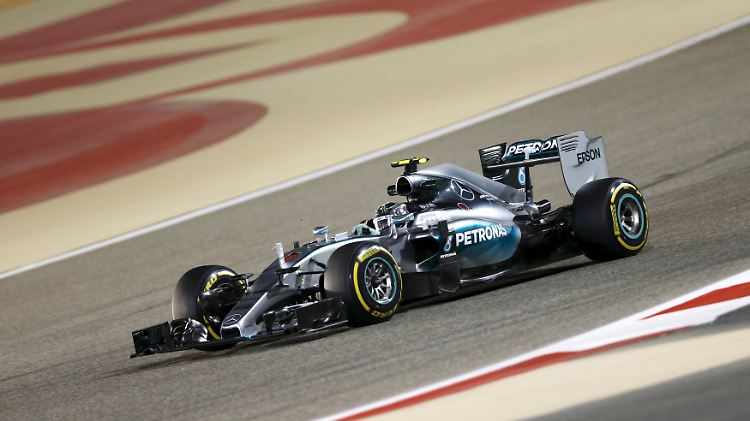 Nico Rosberg ist in dieser Einstellung nicht zu erkennen.
