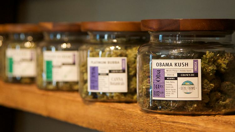 Marihuanaverkauf in den USA.