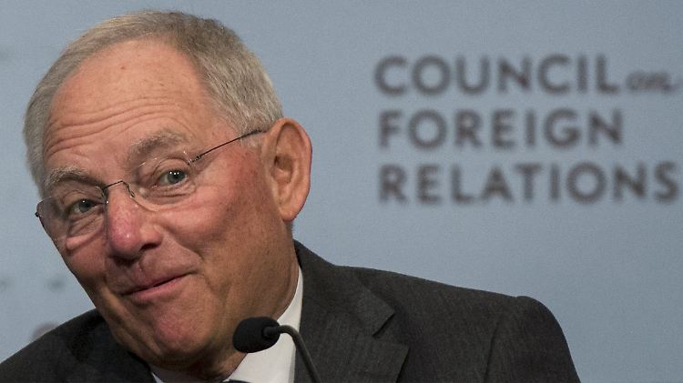 Schäuble hat das Problem erkannt.