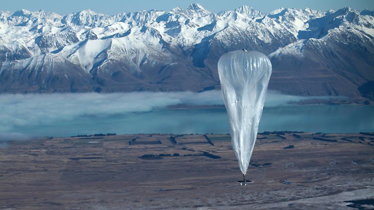 Googles Ballons können die Welt umrunden.