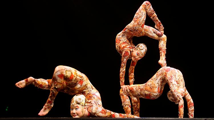 1300 Artisten und andere Mitarbeiter touren für den Cirque du Soleil durch Europa und Asien. 