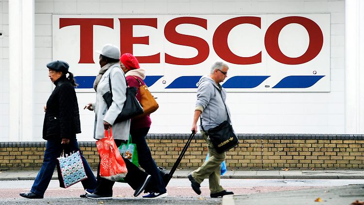 Tesco hat schwer zu kämpfen.