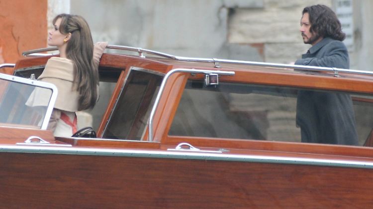Selbst in Venedig wollte zwischen Jolie und Depp keine Romantik aufkommen.