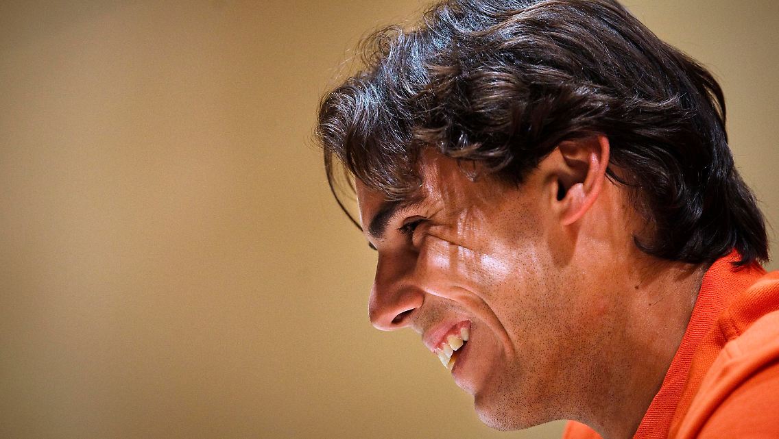 Stolz, aber bodenständig: Rafael Nadal.