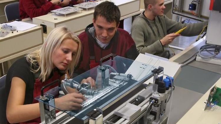 Die meisten Lehrlinge lassen sich zum Einzelhandelskaufmann, zum Verkäufer, Bürokaufmann, Kraftfahrzeugmechatroniker oder Industriekaufmann ausbilden.