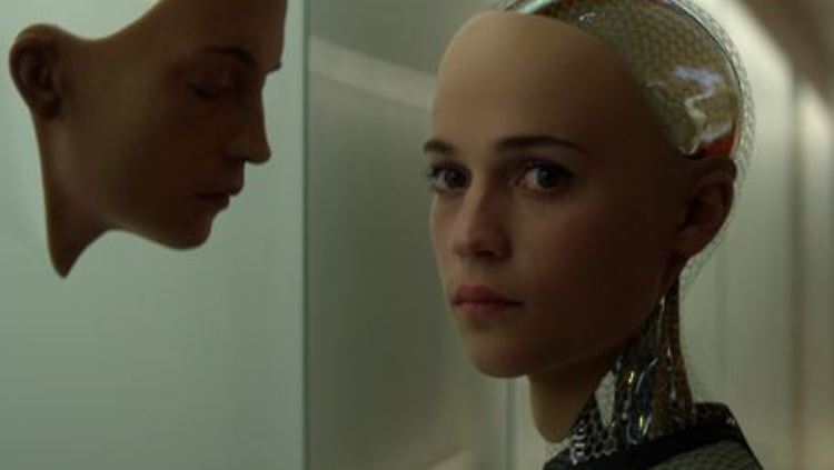 Alicia Vikander als Ava im Film "Ex-Machina".