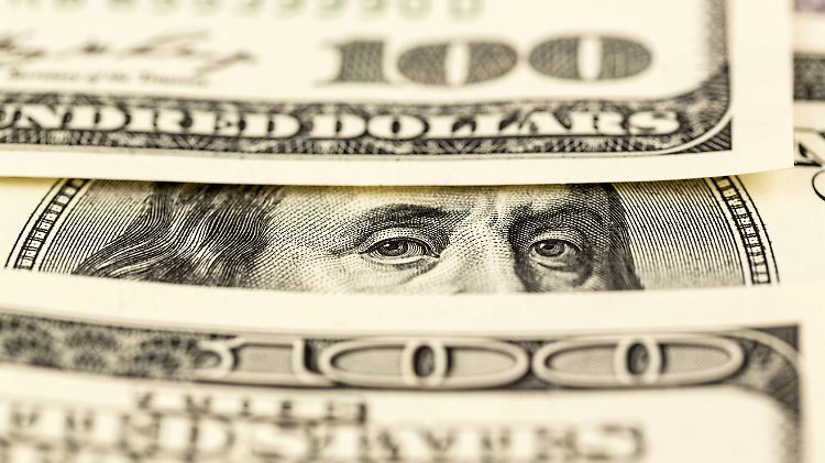 Benjamin Franklin auf der 100-Dolllar-Note