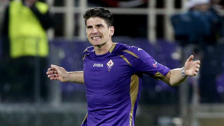 Mario Gomez steht mit dem AC Florenz im Halbfinale der Europa League.
