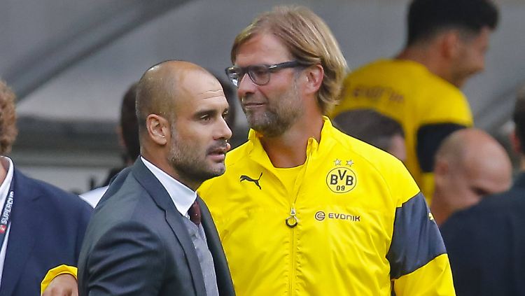 Auf zum vorerst letzten Duell: Josep Guardiola und Jürgen Klopp.