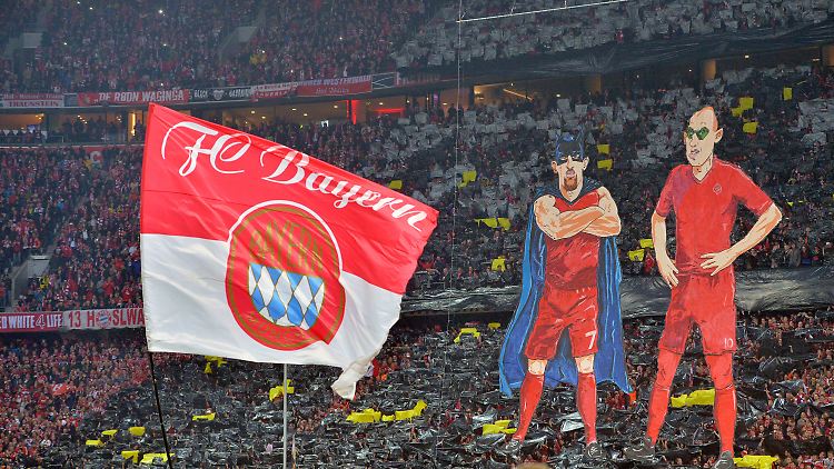 Ihren letzten Auftritt als Bayenrs Superhelden hatten Franck Ribéry und Arjen Robben beim Pokalaus gegen Borussia Dortmund - als Fanchoreographie. In der Schlussphase der Saison fehlt die Weltklasse-Flügelzange den Münchnern verletzt.