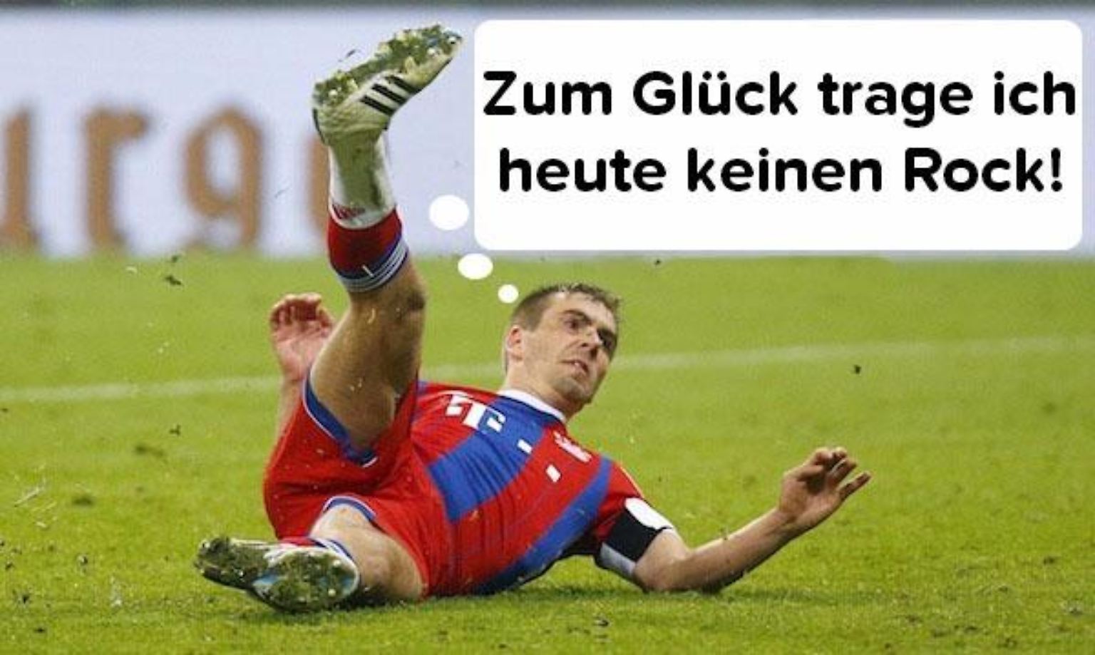 Was hat sich Lahm wohl dabei gedacht?