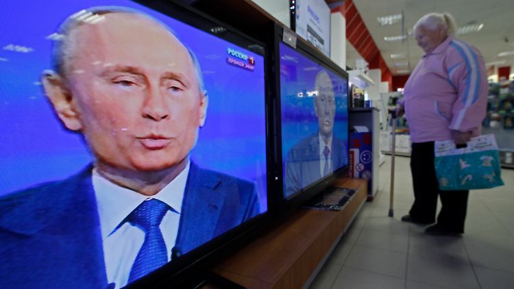 Die russischen Staatsmedien verstehen sich vor allem als Lautsprecher der Regierung von Wladimir Putin.