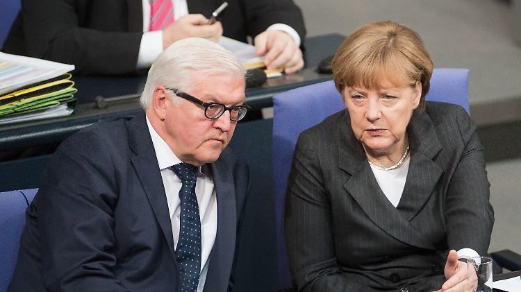 Zwei mögliche Mitwisser von vielen: Frank-Walter Steinmeier und Angela Merkel.