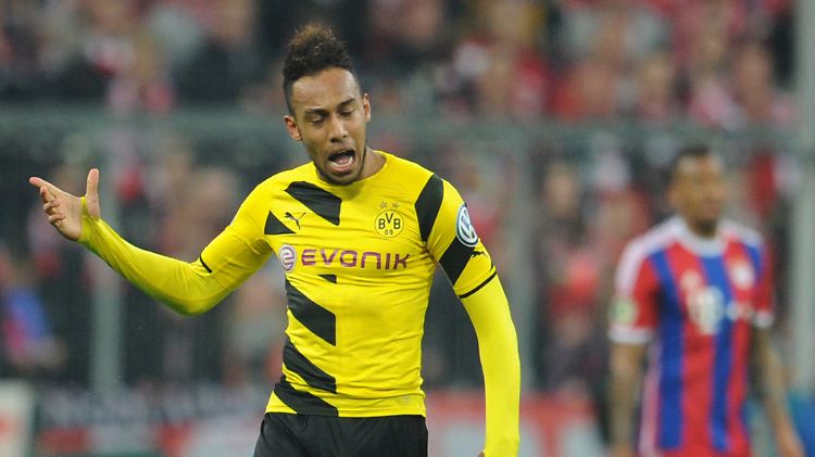 Pierre-Emerick Aubameyang soll das Interesse von Inter Mailand geweckt haben.