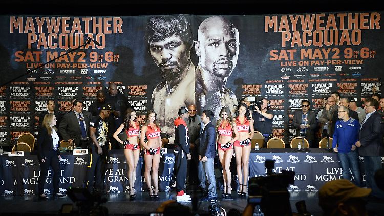 Es ist angerichtet: Jetzt müssen Floyd Mayweather und Manny Pacuqiao am 2. Mai auch tatsächlich in den Ring steigen.