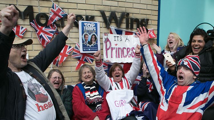 Da dürfen die Briten auch mal ausrasten: In Großbritannien wurde ein Baby geboren.