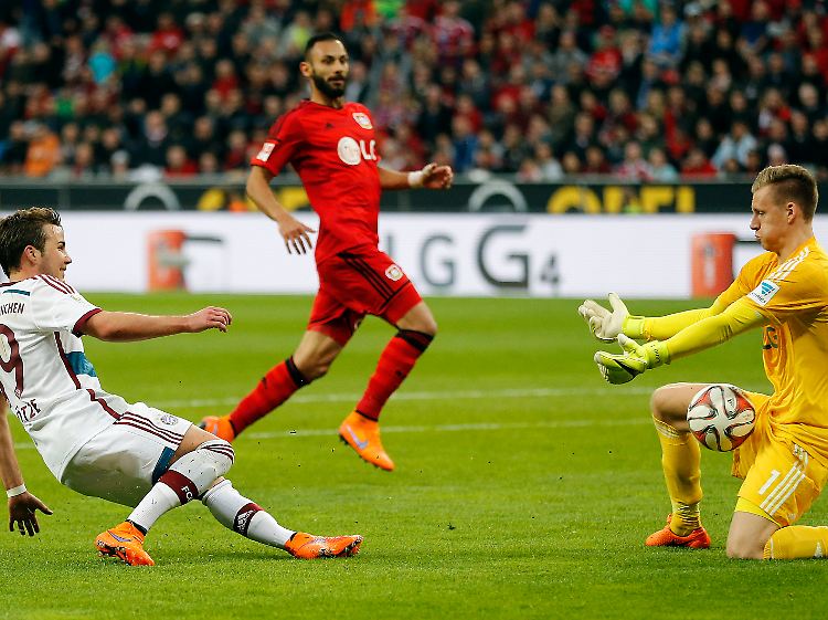 Pechvogel: Weltmeister Mario Götze hatte mehrmals einen Treffer für den FC Bayern auf den Fuß.