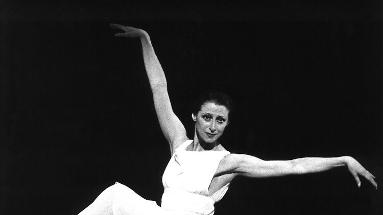 Während einer Probe im Jahr 1977 in den USA: Maja Plissezkaja.