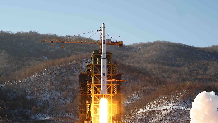 Start der "Unha-3"-Rakete am 12. Dezember 2012: Damals schoss Nordkorea erstmals einen Satelliten in den Orbit. Allerdings ging die Mission schief.