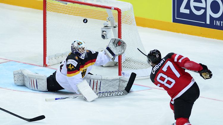 Neun Minuten hielt Deutschland die Null gegen Kanadas Eishockey-Künstler um Superstar Sidney Crosby. Dann nahm die Blamage ihren Lauf.