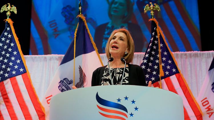 Carly Fiorina will mit Wirtschaftskompetenz im Wahlkampf punkten. 