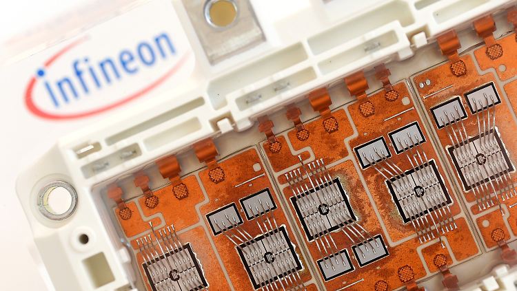 Ein IGBT-Modul von Infineon.