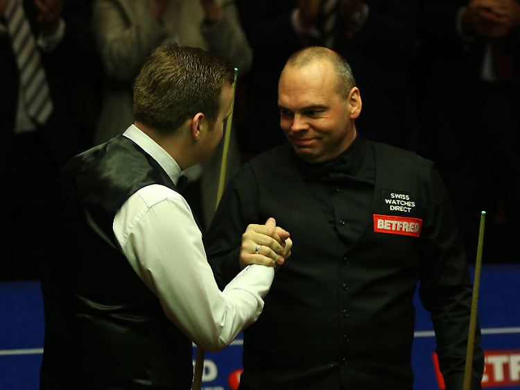 Shaun Murphy blieb nach fast zehn Stunden nur die Gratulation für Bingham.