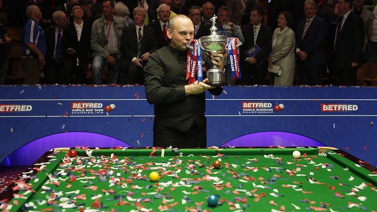 Sensationell: Stuart Bingham, Snooker-Weltmeister 2015.