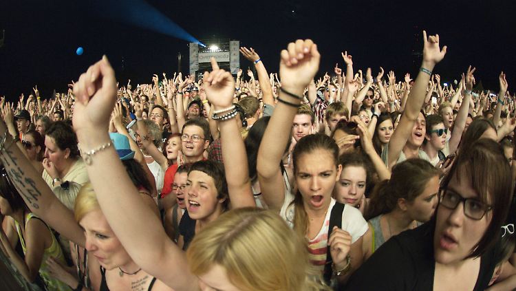 Auch auf der Donauinsel in Wien wird gerockt - beim Festival "Rock in Vienna".