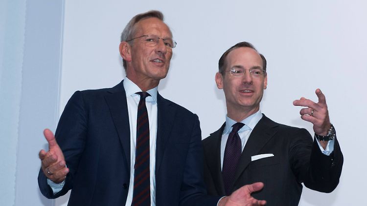 Michael Diekmann (links) geht, Oliver Bäte wird neuer Vorstandschef.