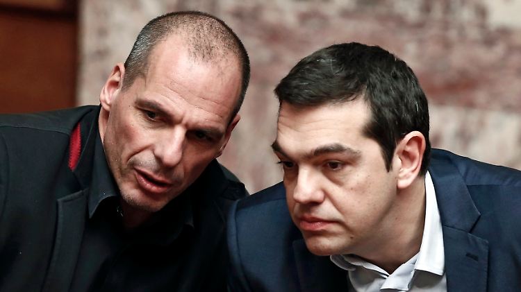 Das Duo Yanis Varoufakis und Alexis Tsipras spielen "bad guy" und "good guy" mit den europäischen Politikern.