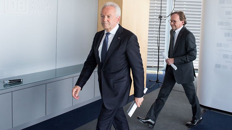 Rüdiger Grube und Personalvorstand Ulrich Weber.