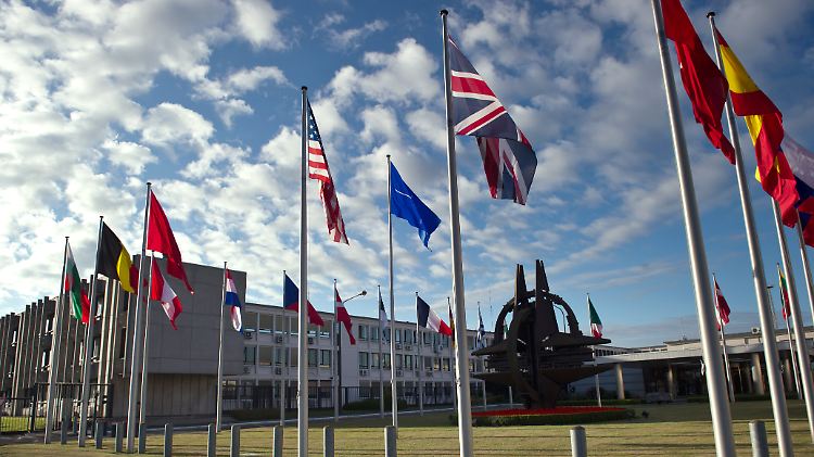 Das Hauptquartier der Nato in Brüssel.