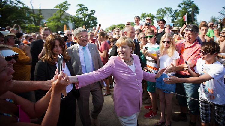 Angela Merkel im Wahlkampf 2013: Die NSA-Affäre einfach weggelächelt.