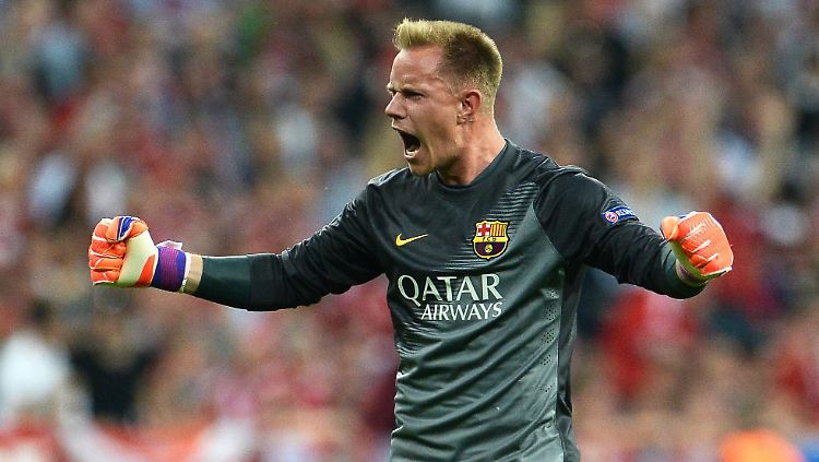 Mit überragenden Paraden ließ Marc-André ter Stegen die Bayern-Angreifer verzweifeln.