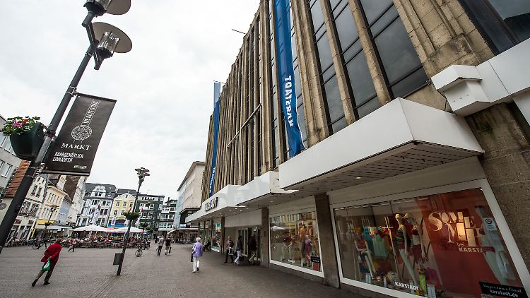 Von der Schließung betroffen: Warenhaus in Recklinghausen.