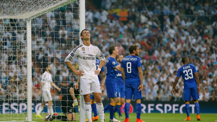 Reals Superstar Cristiano Ronaldo kam, traf und schied aus.