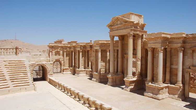 Amphitheater der antiken Stadt Palmyra.