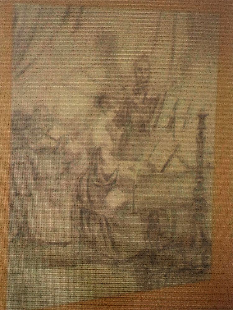 "Musizierendes Paar" von Carl Spitzweg gehörte zu den verschollenen Bildern.