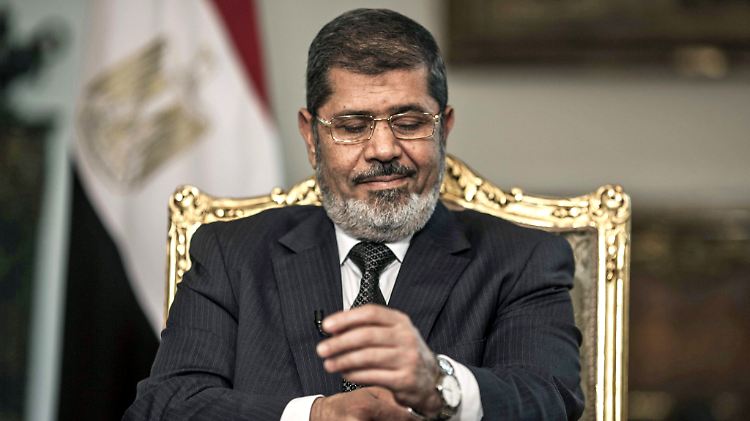 Mohammed Mursi zu seiner Zeit als Präsident Ägyptens.