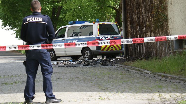 An dem Gebäude entstand nur geringer Schaden. 