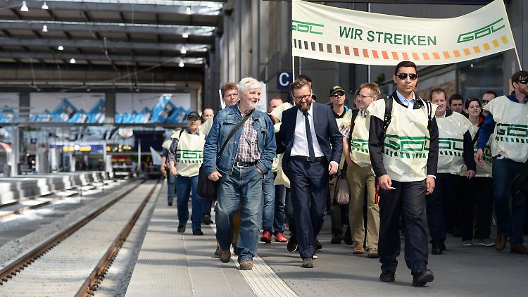 Zuletzt hatten die Lokführer eine ganze Woche lang gestreikt.