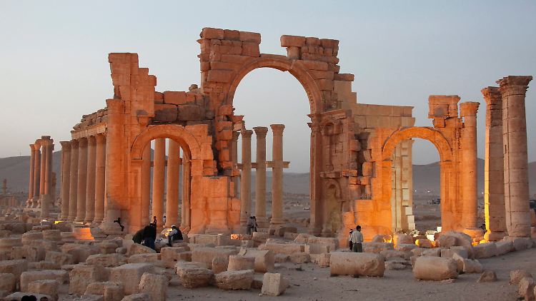 Archivaufnahme der antiken Stadt Palmyra aus dem Jahr 2010.