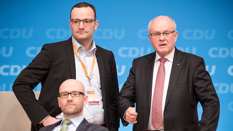 CDU-Politiker Spahn, Kauder, Tauber: "Das Gekläffe kann man nicht mehr ernst nehmen." 