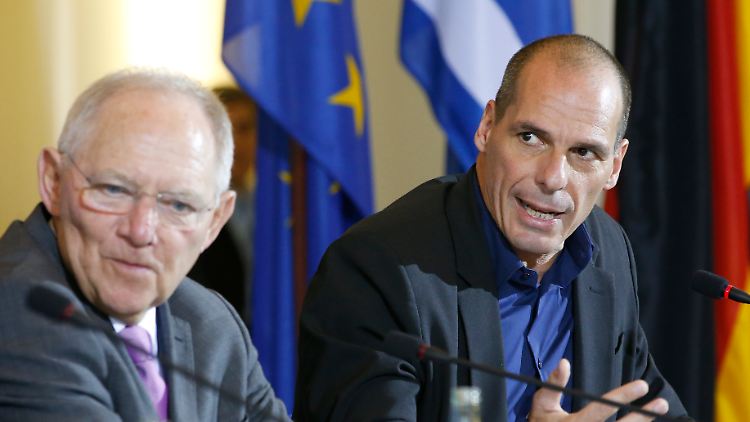 Varoufakis und Schäuble Anfang Februar in Berlin