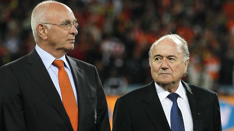 Keine direkten Konkurrenten mehr: Michael van Praag und Joseph Blatter.